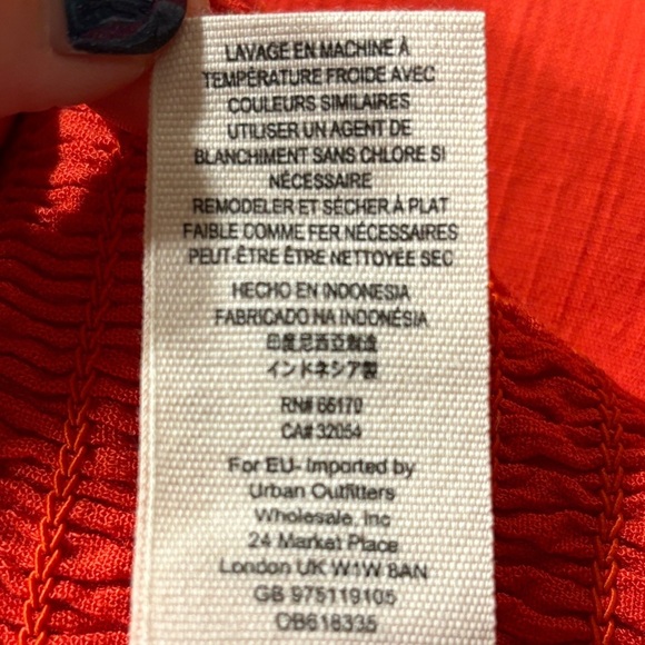 Free People Saturday Night Fever Crop Smocked Band Top Size Medium - Picture 6 of 10